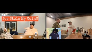 Joe @LarrysLounge Stole My coin!! Webber's Reaction
