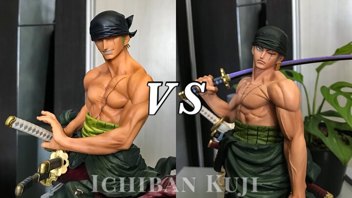 Seberapa Cocok #Eps1 Perbandingan Figure Ichiban Kuji Big size Zoro VS Ichiban Kuji Masterlise Zoro