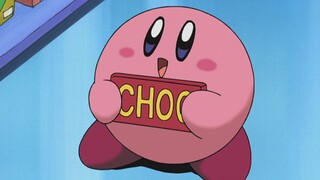 Baby Kirby senang hanya mengambil sepotong coklat