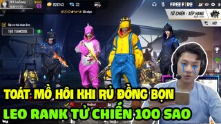 [Free Fire] Lưu Trung leo rank tử chiến 100 sao cực căng cùng Nhã Béo | Lưu Trung TV