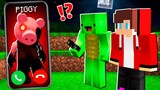 Why Creepy Piggy CALLING to JJ and MIKEY at 3:00 am ? - in Minecraft Maizen