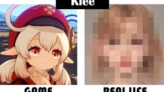 原神：可莉在现实中长什么样？AI模拟真人