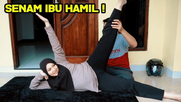 JANGAN GAGAL FOKUS GERAKAN SENAM IBU HAMIL !! RELA NEMENIN ISTRI DEMI LAHIRAN NORMAL