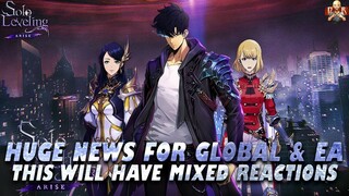 [Solo Leveling: Arise] - HUGE Global news & I hope they handle this correctly...