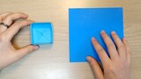[Origami Tutorial] How to fold a flat box? The folding process is super healing