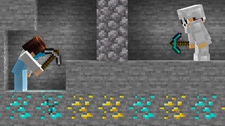 ฉันแอบใช้ XRAY ใน Minecraft Manhunt