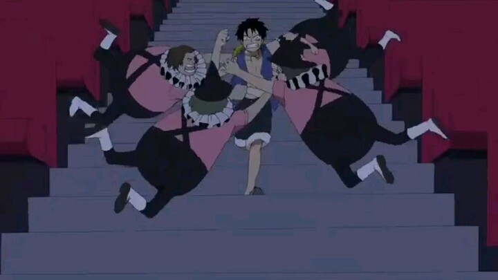 Luffy marah ketika ada teman yang terluka