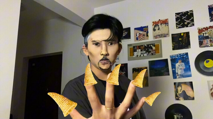 Doctor Strange imitation makeup | This issue is really ridiculously similar