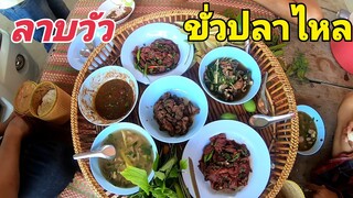 ขั่วปลาไหลแซ่บๆหอมๆกับลาบวัว