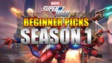 TOP 10 PICKS FOR BEGINNERS TO CLIMB IN RANK | MARVEL SUPER WAR