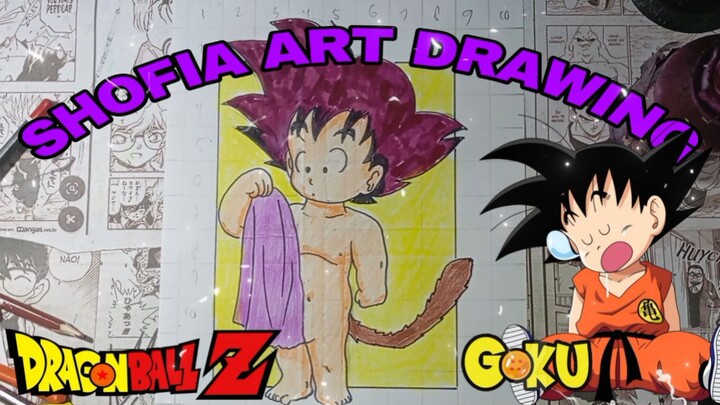 drawing goju dari anime dragonball