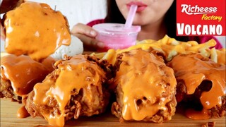 ASMR MENU BARU RICHEESE FACTORY VOLCANO | ASMR MUKBANG INDONESIA