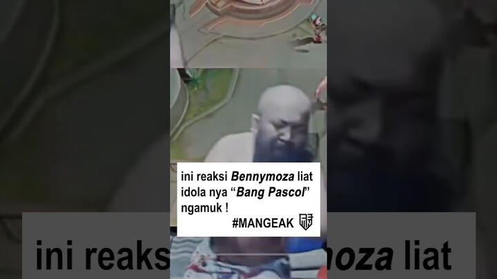 Gila sampe hancur keyboardnya cok 😱 #reaction #bennymoza #shorts #topglobalmiya #pascol #mlbb