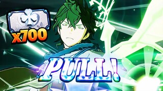 WHAT IS THIS?! 700 SUMMONS FOR *ANNI* SPIRIT DIVE YUNO! | Black Clover Mobile