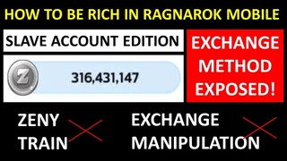 HOW TO BE RICH IN RAGNAROK MOBILE USING EXCHANGE