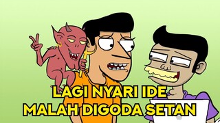 Lagi Nyari Ide Malah Digoda Setan