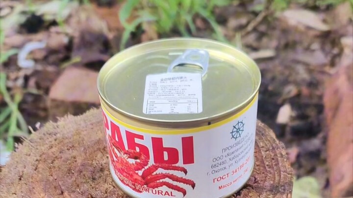 82元一罐的帝王蟹腿肉罐头
