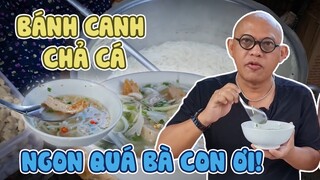 Color Man PHÁT MÊ với BÁNH CANH CHẢ CÁ cô Thương ở chợ Phan Rang | Color Man Food