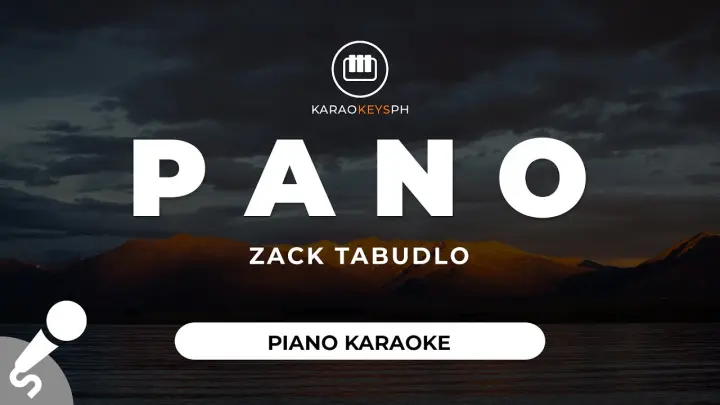 Pano - Zack Tabudlo (Piano Karaoke)