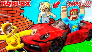 KITA HANCURKAN SEMUA MOBIL DI ROBLOX ft @Shasyaalala