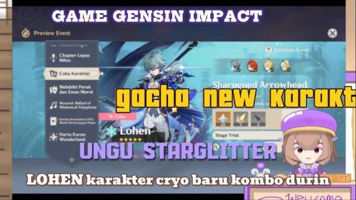 GACHA enggak brutal amat karakter baru Lohen