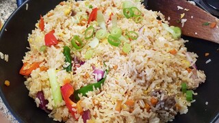 ข้าวผัดจีนง่ายๆ Fried rice with pork
