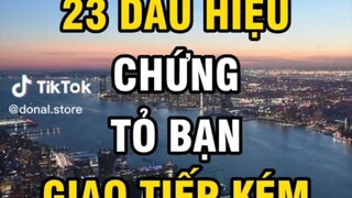 23 DẤU HIỆU CHỨNG TỎ BAN GIAO TIẾP KÉM