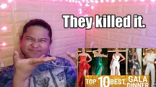 Miss universe Thailand 2021 TOP 10 BEST IN GALA DINNER NIGHT! REACTION || Jethology