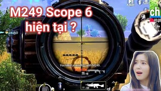 PUBG Mobile - M249 Tăng Độ Giật Sau Update Có Làm Khó Được Lộc Khi Sấy Với Scope 6 No Zoom?
