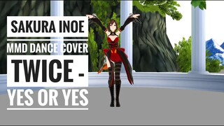 SAKURA INOE MMD DANCE COVER | TWICE YES OR YES