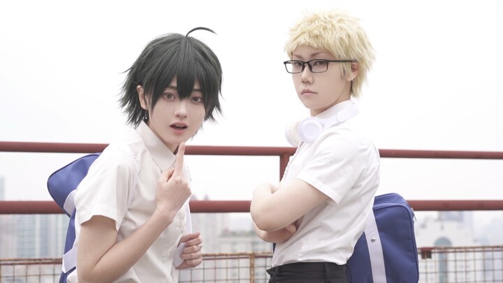 【COS】Tsukiyama｜Yamaguchi is a Tsukishima Hotaru promotion. "CP attention!! Tsukishima Hotaru x Yamag