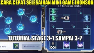 CARA SELESAIKAN MINI GAME JHONSON 3-7 TUTORIAL MOBILE LEGENDS