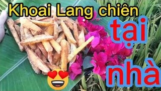 ăn ngon mỗi ngày | Ăn tại gia, khoai lang chiên giòn tại nhà dễ làm