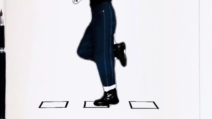 The decomposition tutorial of the shuffle dance "Shuttlecock Kabu"