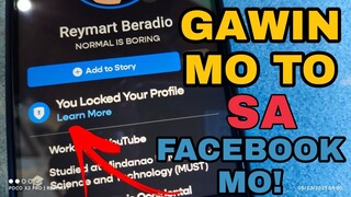 Paano I-Lock Ang Facebook Profile Picture Mo? | Facebook Trick 2021