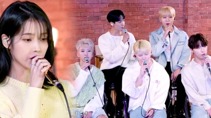 IU & SEVENTEEN sing each other's songs! IU - Darl+ing & SEVENTEEN - Blueming + special five-member v