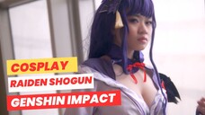 Ini dia video cosplay azuralynn yang kalian cari - Genshin Impact Raiden Shogun