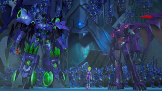 [4K]Purple Dragonmon tham gia trận chiến cuối cùng! Trận chiến của vua rồng tấn công mạnh mẽ bộ phim