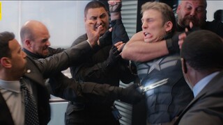 【4K】Captain America Elevator Fight-Dua gaya berbeda dalam melakukan sesuatu, saya lebih pintar setel