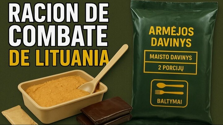 RACION DE COMBATE LITUANIA MENU 2