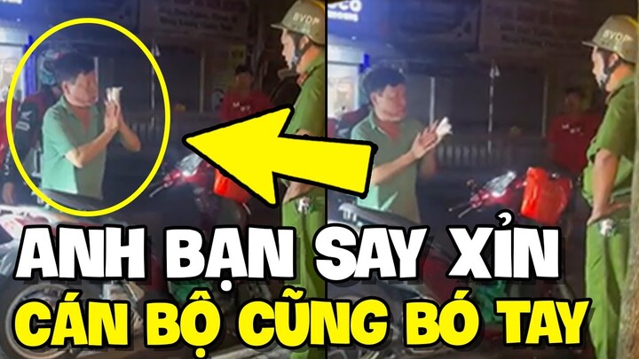 Màn cho công an số điện thoại đi vào lòng đất của ông chú say xỉn | TIN GIẢI TRÍ