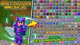 (MORE TOOLS ADDON) 2000+ NEW TOOLS, ARMOR, BLOCK, ITEM DAN LAINNYA! DI MCPE 1.19