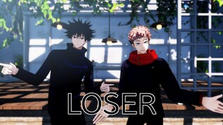 [呪術廻戦MMD Jujutsu Kaisen] LOSER [Yuuji & Megumi]