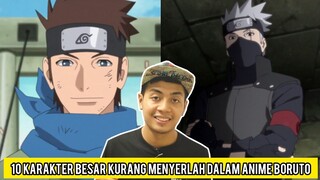 10 Karakter Besar Yang Kurang Menyerlah Dalam Anime Boruto