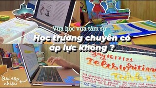 Học trường chuyên có áp lực không ? // vừa học vừa chơi vẫn giỏi | emily nè.