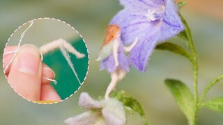 How To Make Wool Felt Flowers | Handcraft