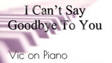 I Can't Say Goodbye To You (Helen Reddy)