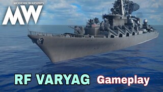 Modern Warships: RF VARYAG Russian  Battle Cruiser gameplay.