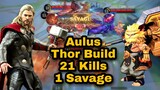 Aulus 21 Kills and 1 Savage Gameplay | Aulus Non-Stop Damage | Aulus Best Build 2022 | #mlbb