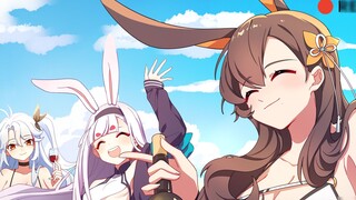 [ครบรอบ 5 ปี Azur Lane] ทีมชุดว่ายน้ำ Mang โจมตี! [ลายมือต้นฉบับ]